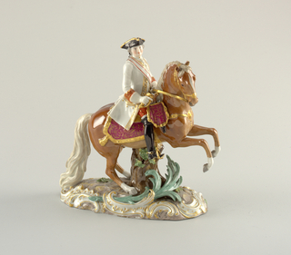 Figure of an Officer on Horseback Figure
