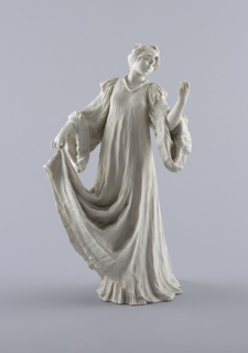Dancer, from the Table Centerpiece "The Scarf Dance" Sculpture
