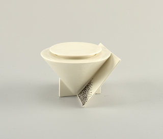 "Angle" Sugar Bowl And Cover