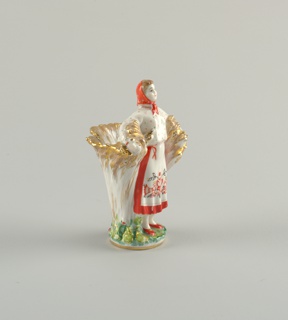 Farm Woman with Wheat Sheaves Figure