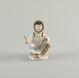 Yakut Girl with Sturgeon Figure