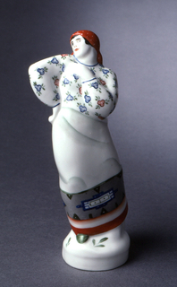 Dancing Peasant Woman Figure