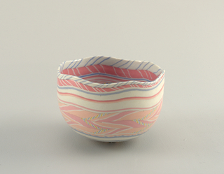 Hexagonal Pink Bowl