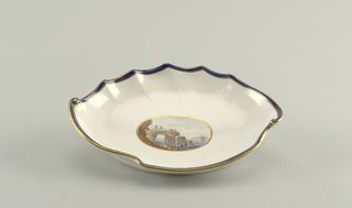 Dish, from a "Topographical" Dinner or Dessert Service ("A Vedute") Dish