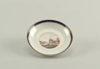 Cup and Saucer, from a "Topographical" Dinner or Dessert Service ("A Vedute") Cup And Saucer