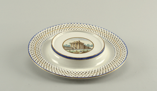 Stand for a Bowl, from a "Topographical" Dinner or Dessert Service ("A Vedute") Stand