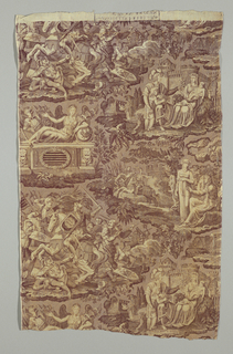 Textile With Chef De Piece, Vive France