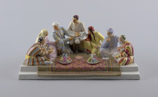 Uzbeks Discussing the Stalin Constitution Inkwell