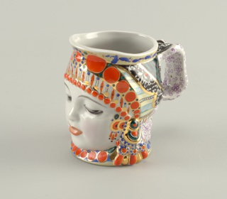 Woman with Headdress Pitcher