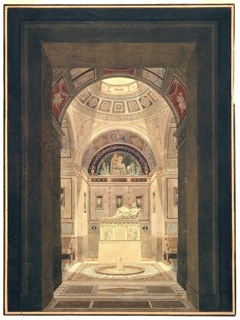Drawing, Sepulchral Chamber
