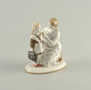 Mother and Schoolgirl Figure