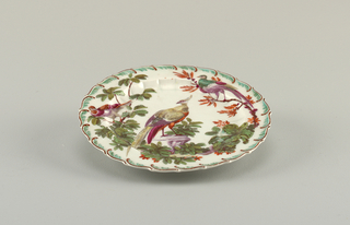 Plate with "Disheveled Birds" (One of Thirteen) Plate