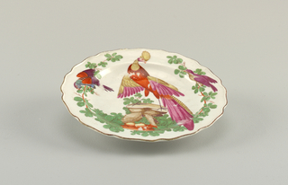 Plate with "Disheveled Birds" Plate