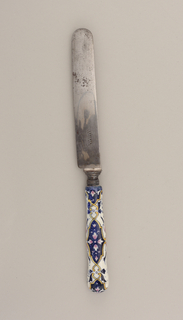 Dinner Knife with Earthenware Handle Knife