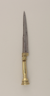 Knife with Bell Form Handle Knife