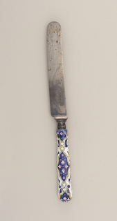 Dinner Knife with Earthenware Handle Knife