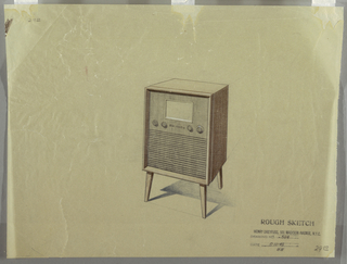 Drawing, Design for a Radio