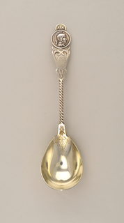 "Medallion" Pattern Serving Spoon Spoon