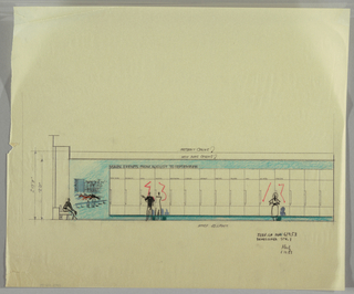 Drawing, Elevation for school