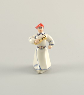 Man with Trumpet Figure