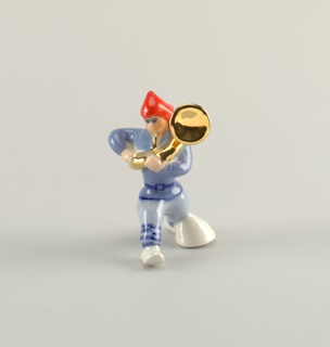 Man Playing Baritone Horn Figure