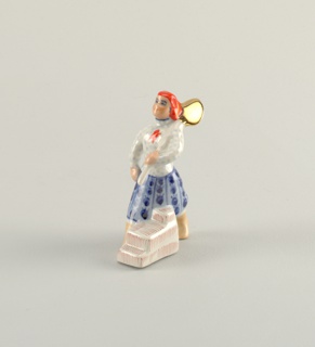Woman with Shovel Figure