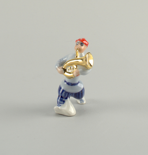 Man playing Tuba Figure