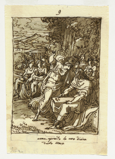 Drawing, Palazzo Milzetti, Faenza;