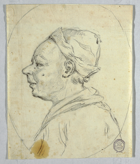 Drawing, Portrait of a man