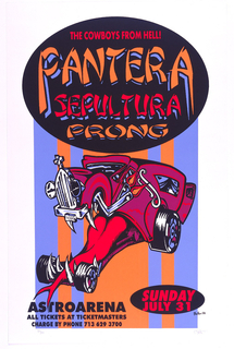 Poster, Pantera Sepultura Prong