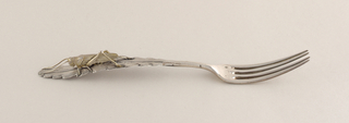 Dessert Fork with Grasshopper on Handle Fork