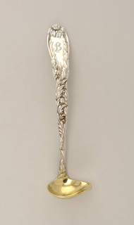 Chrysanthemum Pattern Mustard Spoon Spoon