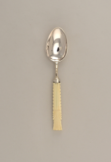 Small Spoon with Fluted Ivory Handle Spoon