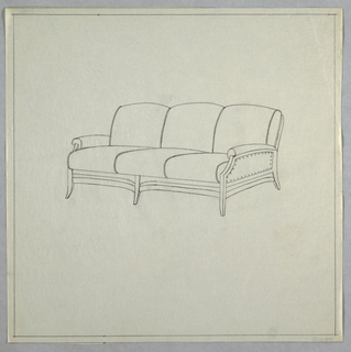 Drawing, 3 Cushion