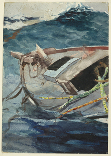 Drawing, Study for "The Gulf Stream"