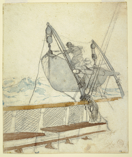 Drawing, Study for "The Signal of Distress"