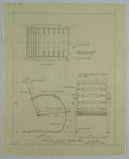 Drawing, Bunting Chair