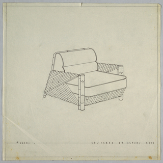 Drawing, Bamboo Chair