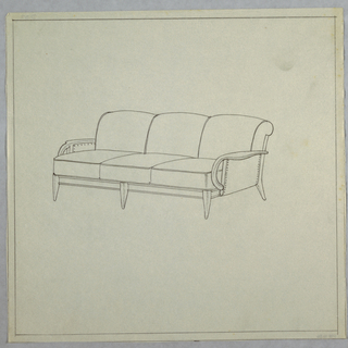 Drawing, 3 Cushion
