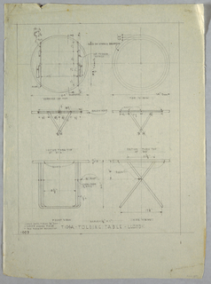 Drawing, Lloyd Fold Table