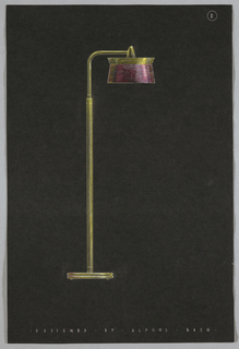 Drawing, Pole Lamp