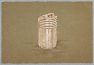 Drawing, Design for a Radio