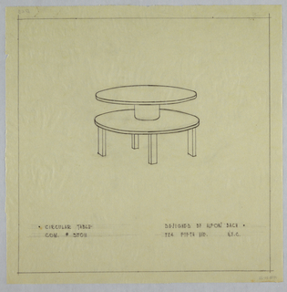 Drawing, Round Table