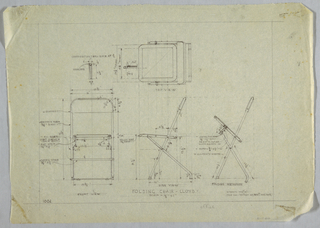 Drawing, Lloyd Fold Chair