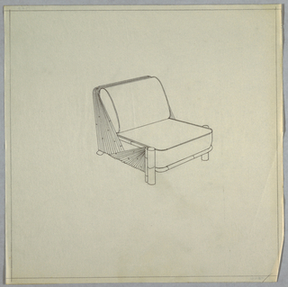 Drawing, Bamboo Fan-Chair