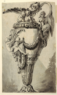 Drawing, Design for a Decorative Ewer