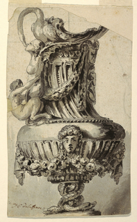 Drawing, Design for a Decorative Ewer