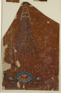 Drawing, Design for a Woven Fabric, Unfinished Fragment