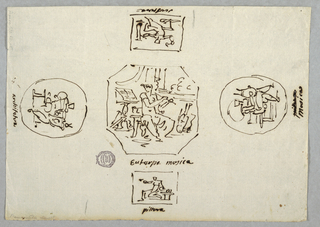 Drawing, Decorative Project for Ceiling