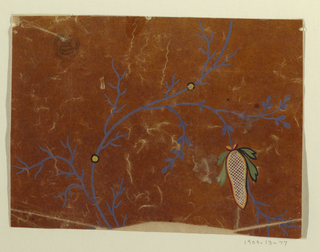 Drawing, Design for a Woven Fabric, Fragment